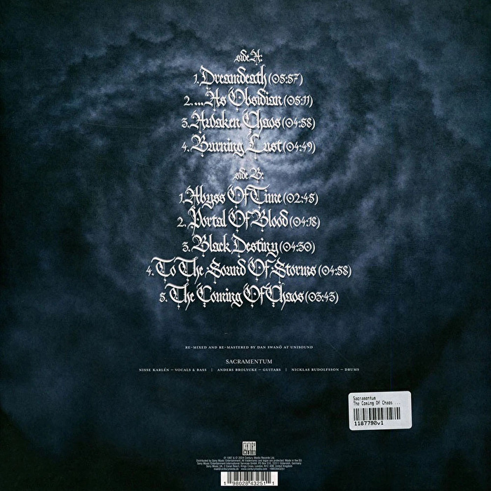 Sacramentum - The Coming Of Chaos (Reissue 2024 - Black Vinyl)