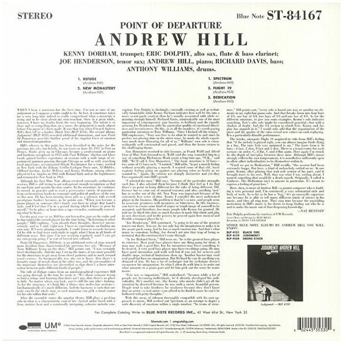 Andrew Hill - Point Of Departure
