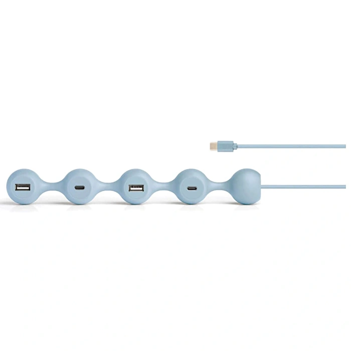 LEXON Peas Hub C USB Çoğaltıcı Açık Mavi