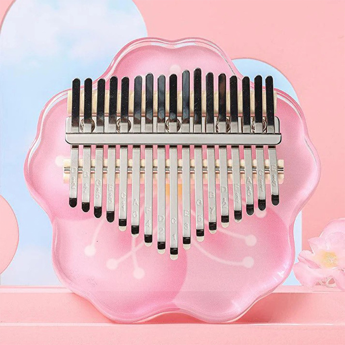 YOGIXO Kalimba 21 Notalı - Akrilik Sakura Stamen