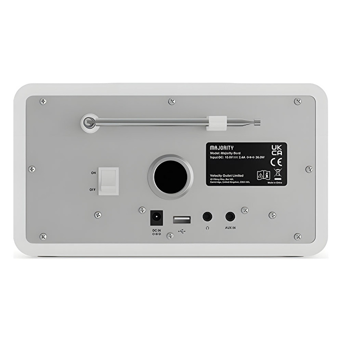 MAJORITY Bard Radyo Bluetooth Hoparlör Beyaz (Wifi)