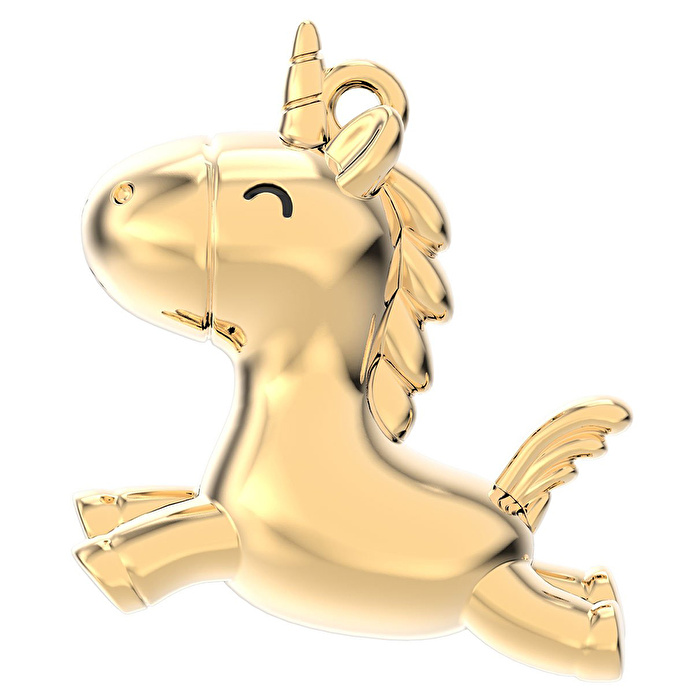 CHOCLI 18 Ayar Altın Kaplama Uçan Unicorn Kolye