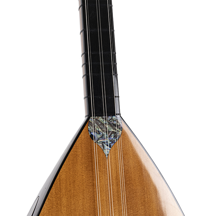 Çınar Ağacı Gövde Abanoz Burgu Kısa Sap Bağlama