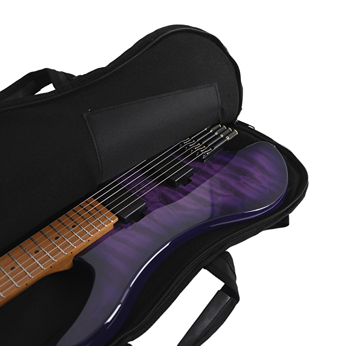 KOZMOS KEG-HL1APQ-TPU Headless Elektro Gitar