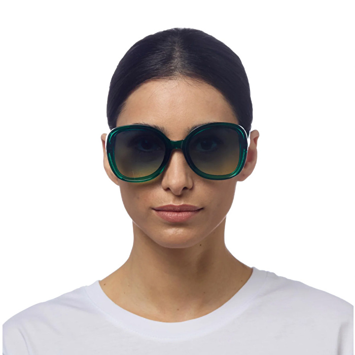 OKKIA Anna Butterfly Güneş Gözlüğü Green/Yellow Degrade