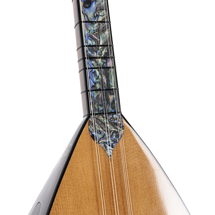 Çınar Ağacı Gövde Sedef Klavye Kısa Sap Bağlama