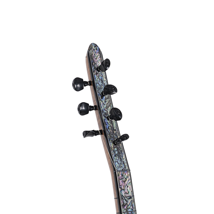 Çınar Ağacı Gövde Sedef Klavye Kısa Sap Bağlama