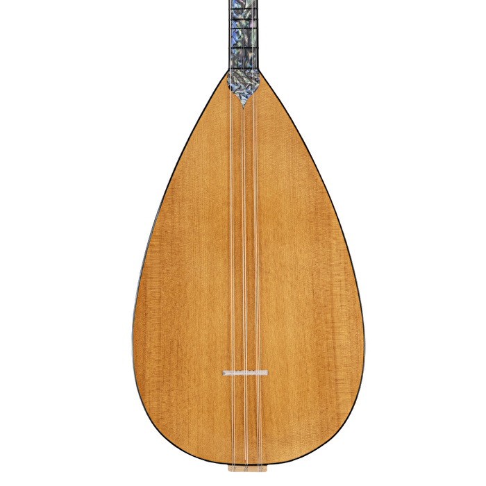 Çınar Ağacı Gövde Sedef Klavye Kısa Sap Bağlama