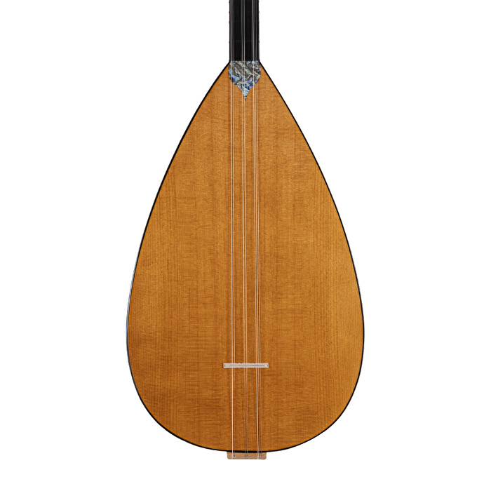 Çınar Ağacı Gövde Abanoz Burgu Kısa Sap Bağlama