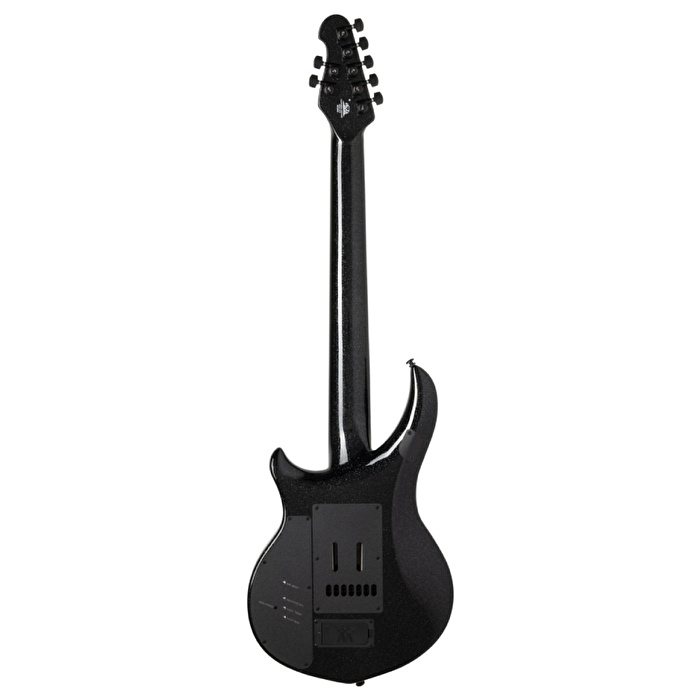 Music Man Majesty 7 Telli Abanoz Klavye Siyah Aksam Black Frosting Elektro Gitar