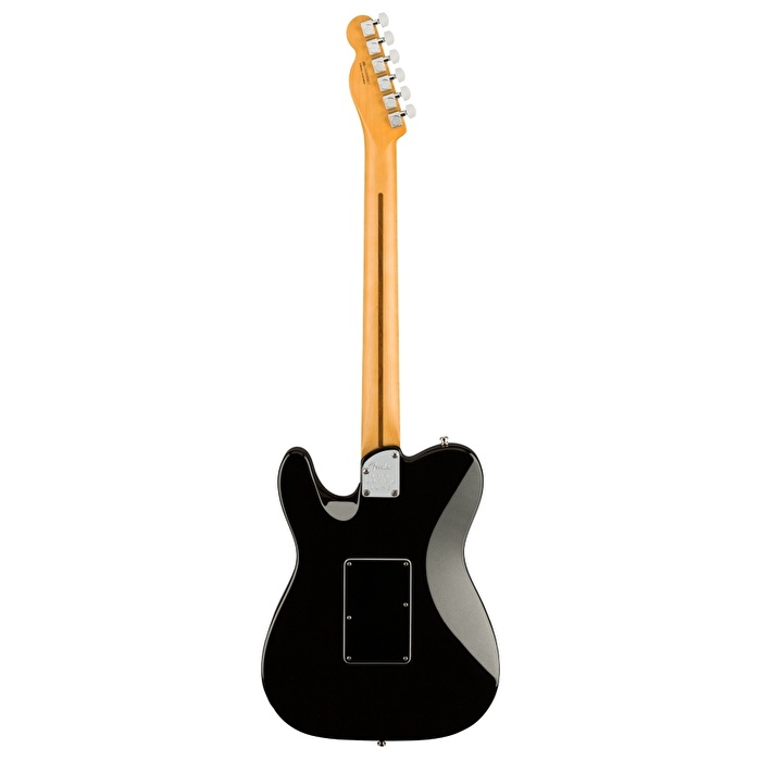 Fender American Ultra Luxe Telecaster Floyd Rose HH Akçaağaç Klavye Mystic Black Elektro Gitar
