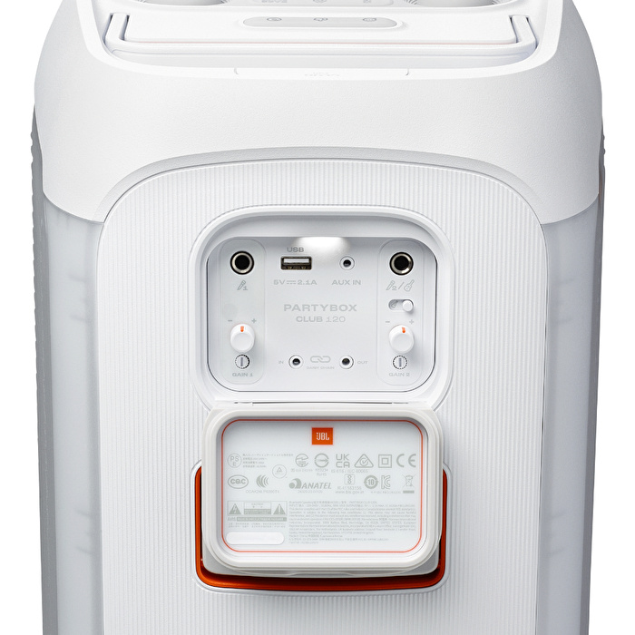 JBL Partybox Club120 Beyaz Bluetooth Hoparlör
