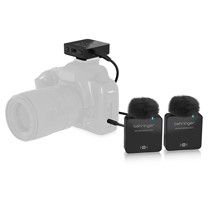 BEHRINGER GO CAM WIRELESS 2 Kablosuz Yaka Mikrofonu Sistemi