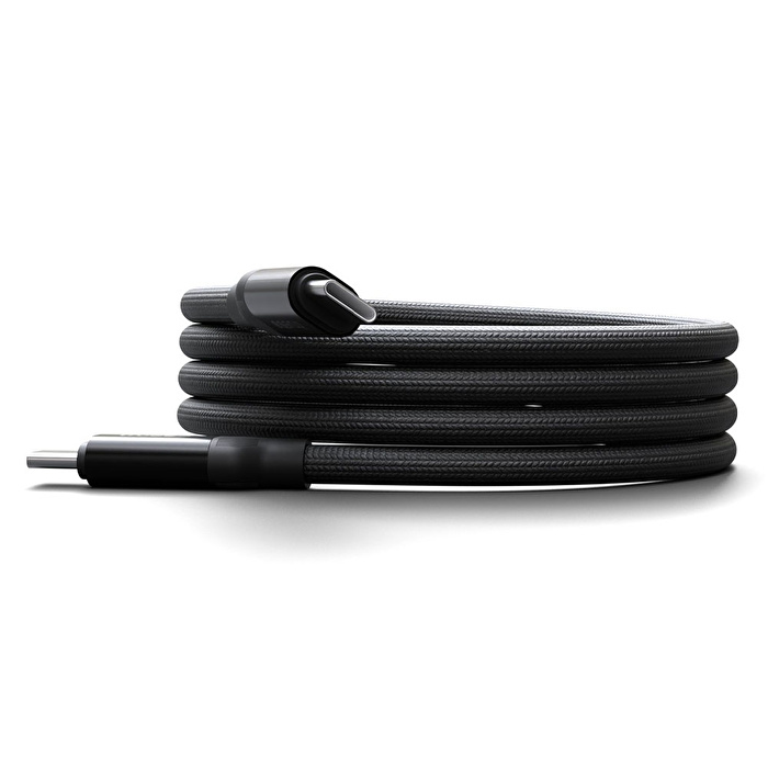 TRUEBO MagneticEasy Dayanıklı Şarj ve Veri Kablosu - Siyah
