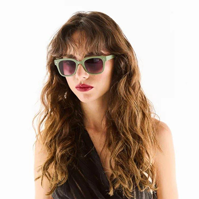 OKKIA Giovanni Siyah Lens Unisex Güneş Gözlüğü Yeşil Siyah