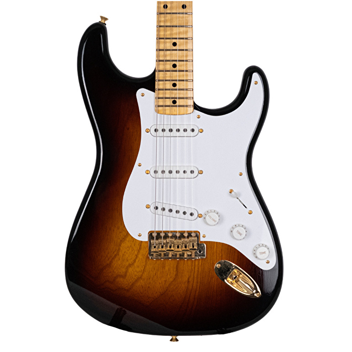 Fender Custom Shop Masterbuilt Limited Edition 70th Anniversary 1954 Stratocaster Closet Classic 2 Ton Sunburst Elektro Gitar