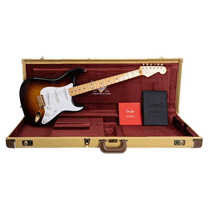Fender Custom Shop Masterbuilt Limited Edition 70th Anniversary 1954 Stratocaster Closet Classic 2 Ton Sunburst Elektro Gitar