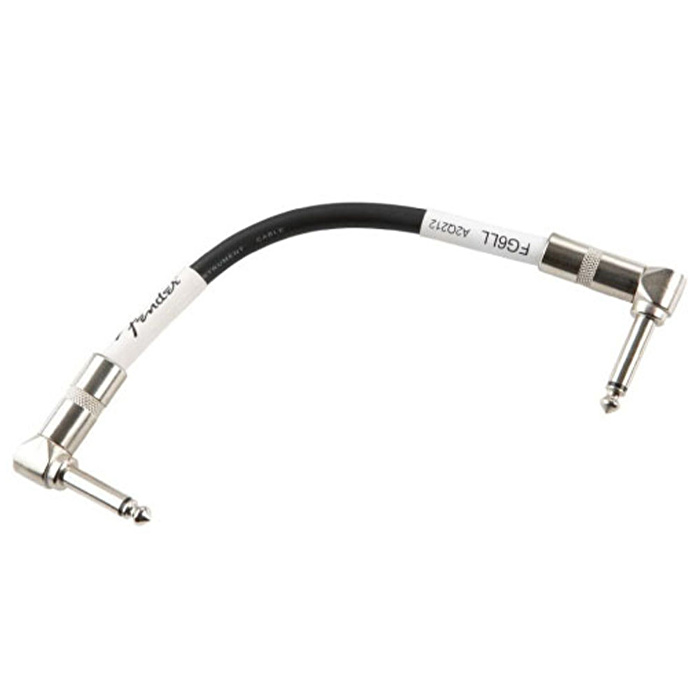 Fender 6" Performance Series Instrument Cable Black Cables Enstrüman Kablosu