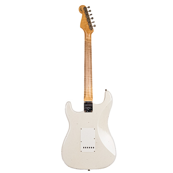Fender Custom Shop Limited Edition 1959 Special Stratocaster Journeyman Relic Aged Olympic White Elektro Gitar