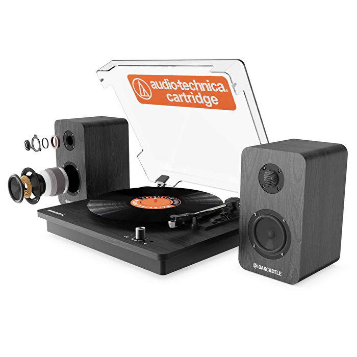 OAKCASTLE TT200 Hoparlörlü Bluetooth Pikap/Plakçalar