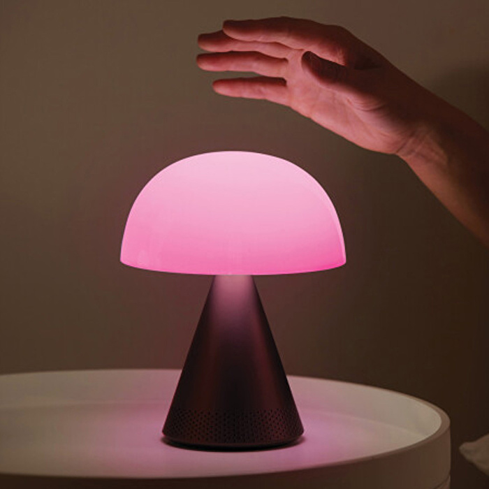 LEXON Mina Audio Led Lamba Metalik Gri