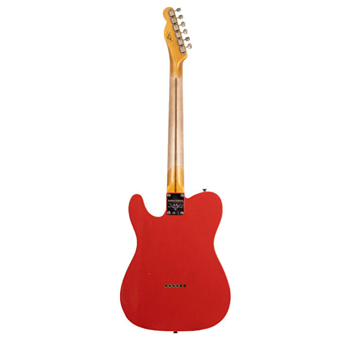 Fender Custom Shop Limited Edition 1950's Telecaster Journeyman Relic Aged Fiesta Red Elektro Gitar