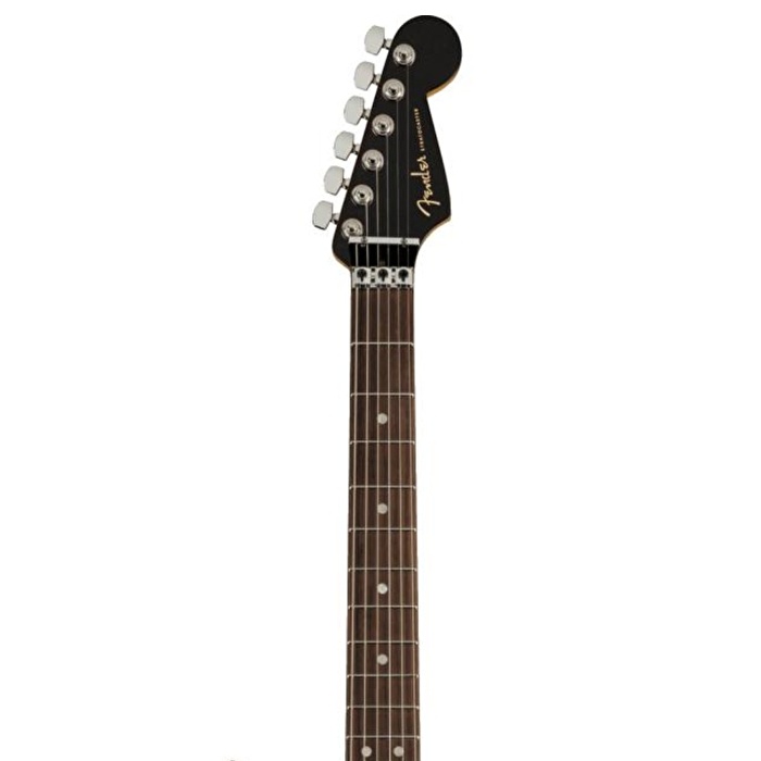 Fender American Ultra Luxe Stratocaster Floyd Rose HSS Gülağacı Klavye Mystic Black Elektro Gitar