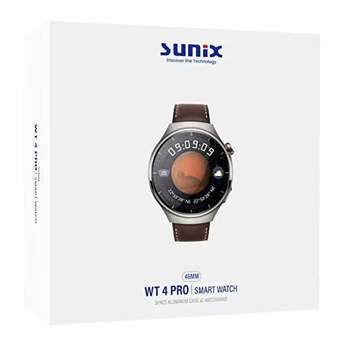 SUNIX WT 4 Pro Kahverengi Akıllı Saat