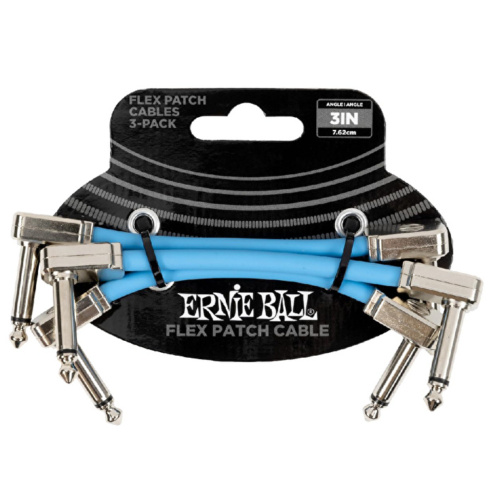 ERNIE BALL P06459 Flex 7.5 cm 3'lü Pedal Ara Kablosu