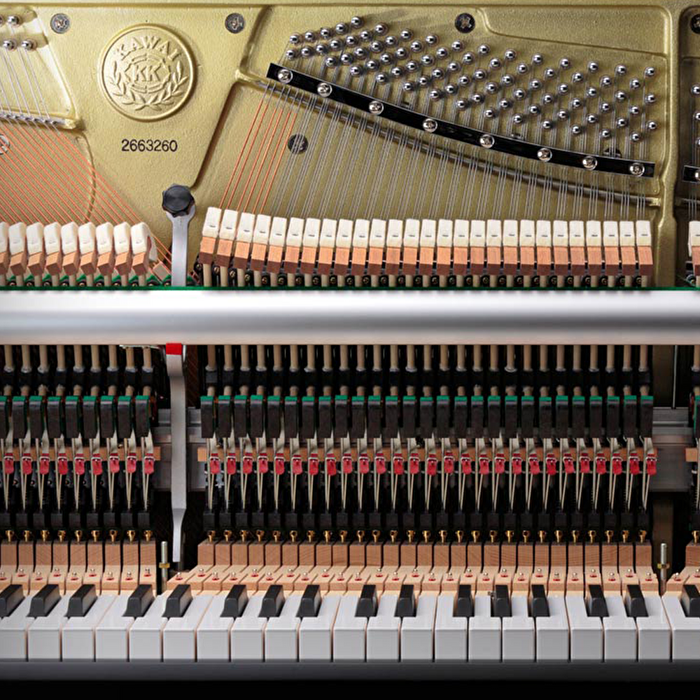KAWAI K-300(J) MH/MP Parlak Maun 122 CM Duvar Piyanosu - Japon Üretimi