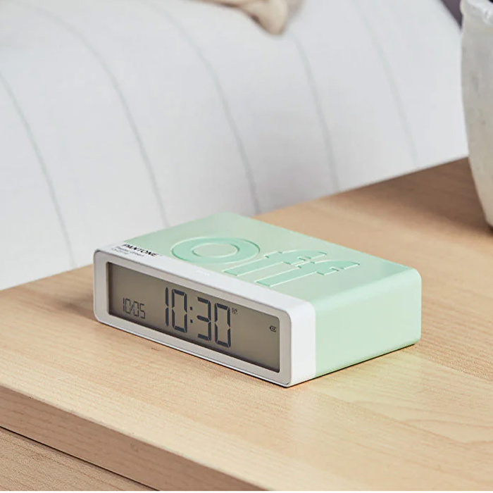 LEXON x Pantone Flip Klasik Şarj Edilebilir Alarm Saat Mint