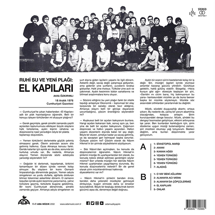 Ruhi Su - El Kapıları