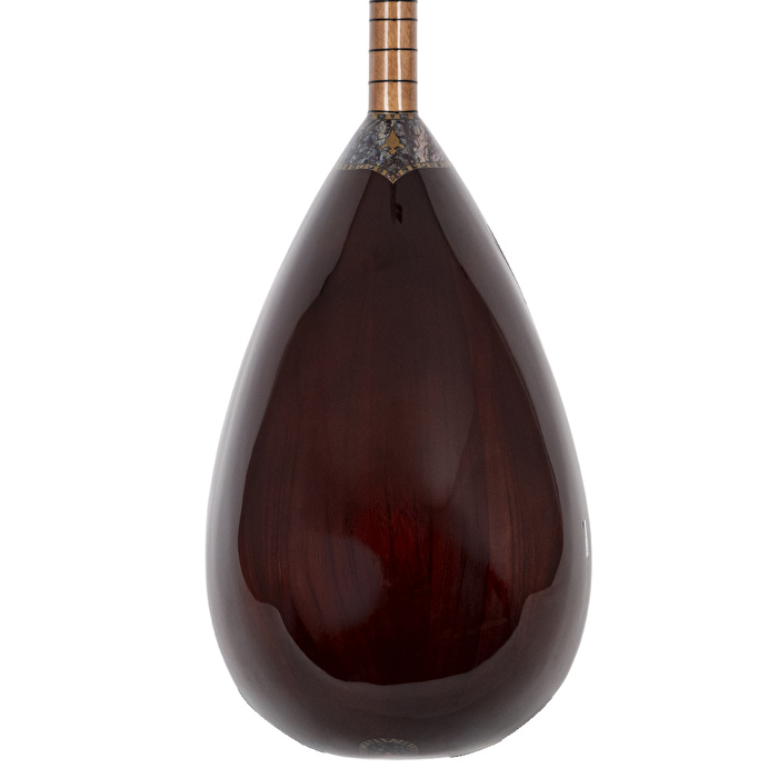 Çınar Ağacı Gövde Sedef Klavye Uzun Sap Bağlama