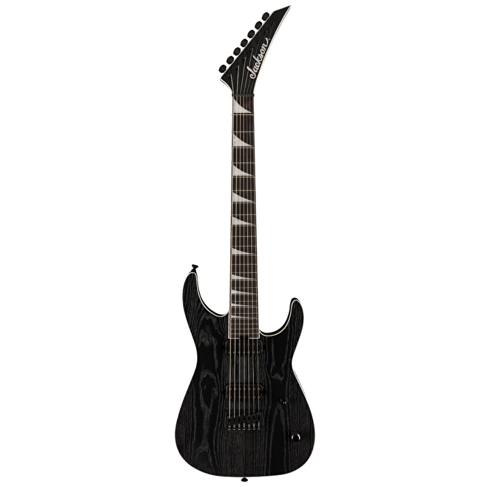 Jackson Pro Serisi Jeff Loomis Soloist SL7 HT Sabit Köprü Abanoz Klavye Satin Black Ash 7 Telli Elektro Gitar