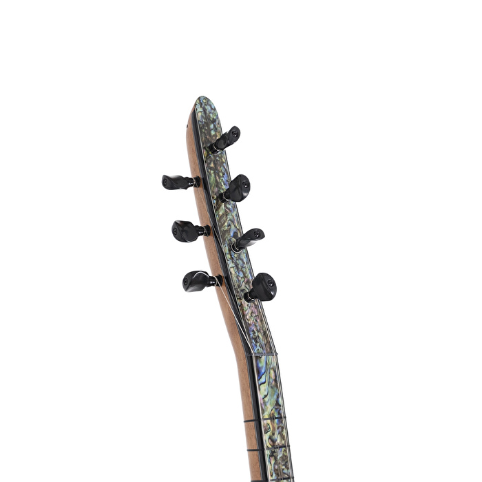 Ceviz Ağacı Gövde Sedef Klavye Uzun Sap Bağlama