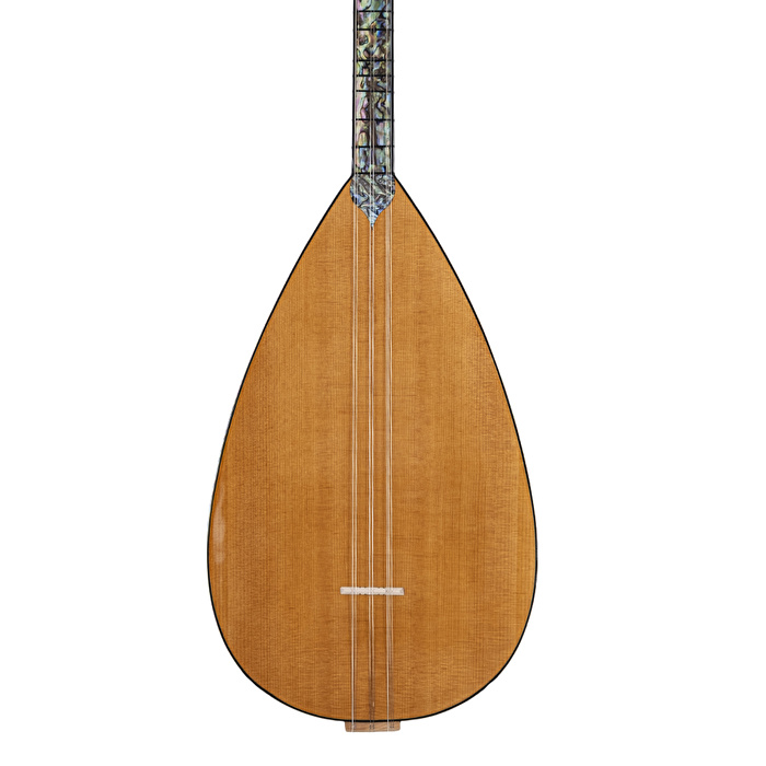 Ceviz Ağacı Gövde Sedef Klavye Uzun Sap Bağlama