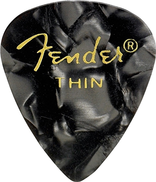 Fender 351 Shape Premium Pena Thin 12'li Paket Siyah Pena