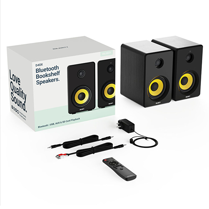 MAJORITY D40x Raf Tipi Hoparlör (BT, USB, AUX, RCA)