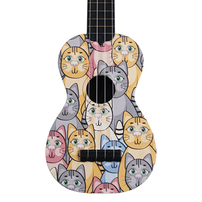 Karin Cat Desenli Soprano Ukulele