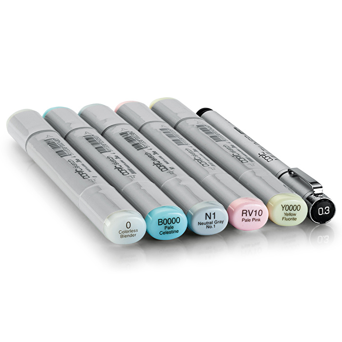COPIC Sketch 6'lı set Blending Basics