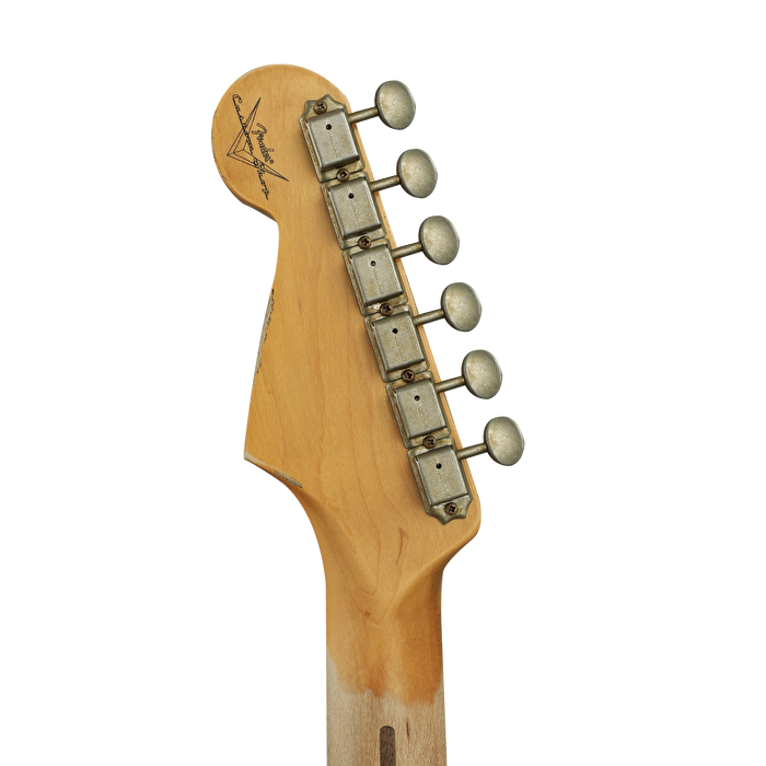 FENDER Custom Shop 1957 Stratocaster Journeyman Relic Akçaağaç Klavye Black Elektro Gitar