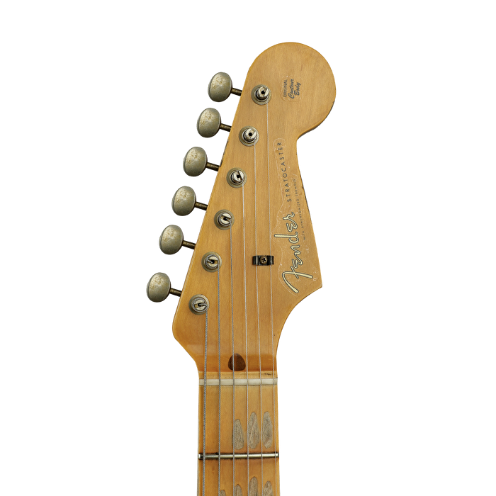 FENDER Custom Shop 1957 Stratocaster Journeyman Relic Akçaağaç Klavye Black Elektro Gitar