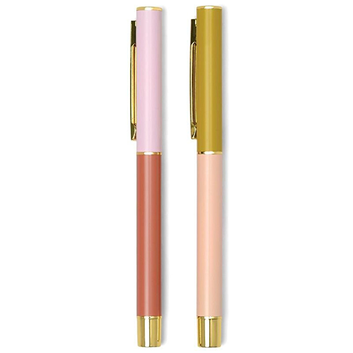 DESIGNWORKS INK 2'li Tükenmez Kalem Color Rosewood Blush