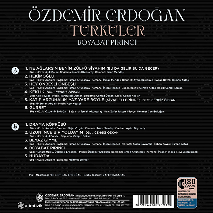 Özdemir Erdoğan - Türküler