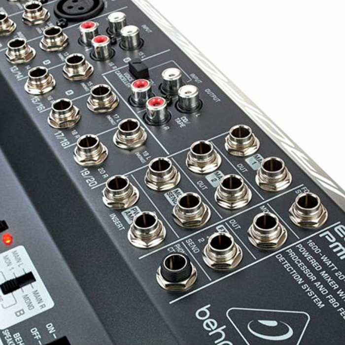 BEHRINGER EUROPOWER PMP6000 1600W 20 Kanal Power Mikser