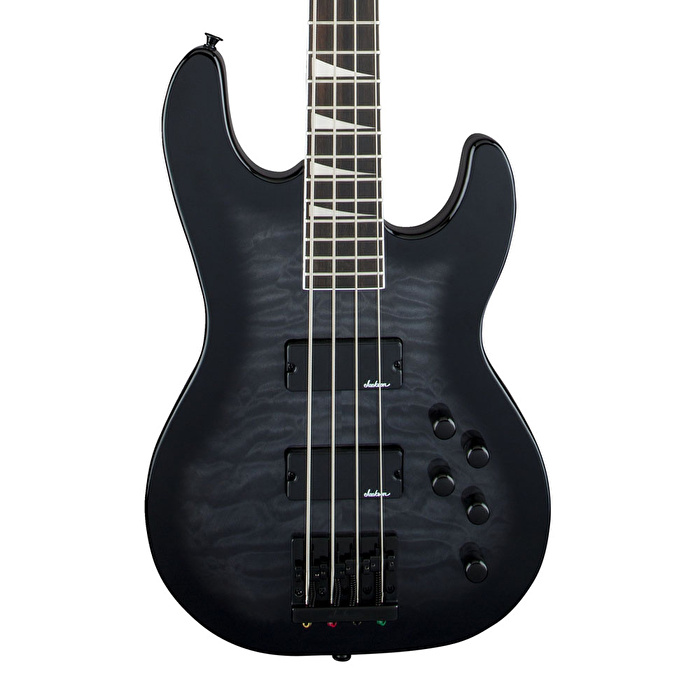 Jackson JS3Q Concert Bass Quilt Maple Top Amaranth Klavye Transparent Blue Burst Bas Gitar