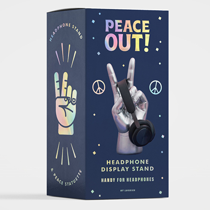 SUCK UK Peace Out - Headphone Stand