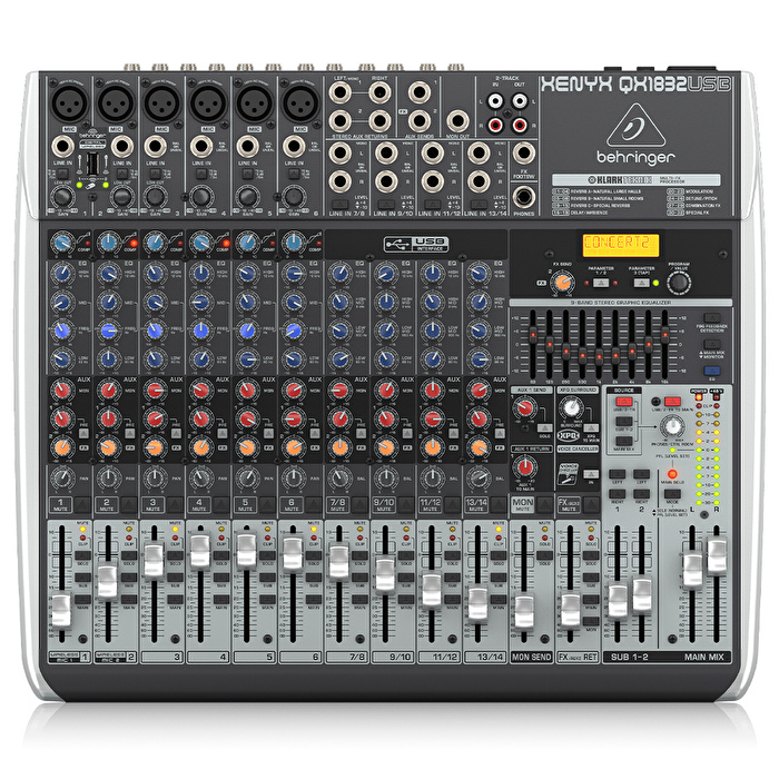 BEHRINGER QX1832USB XENYX Analog Mixer