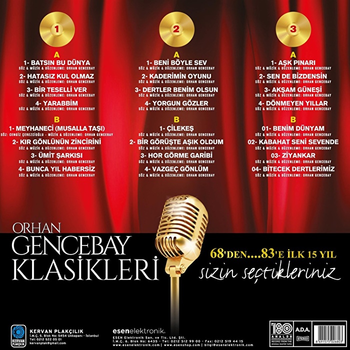 Orhan Gencebay-Klasikleri Vol.1(3lp)
