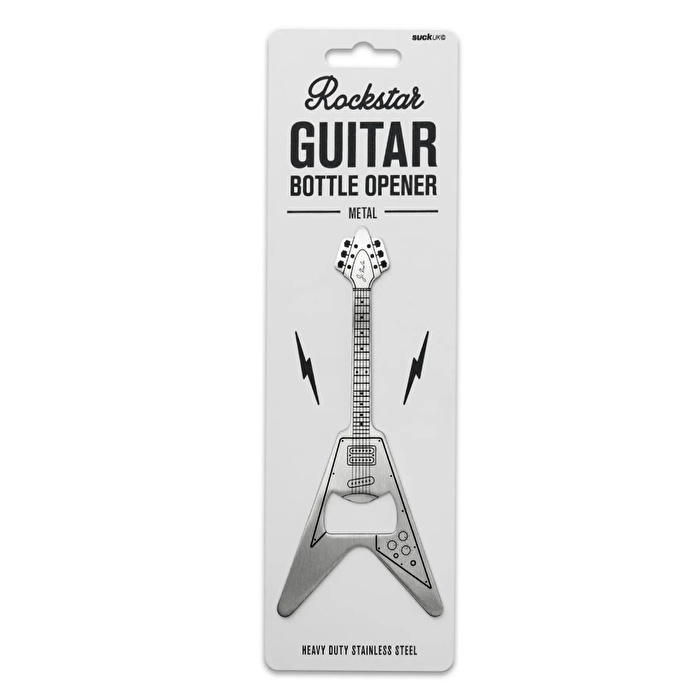 SUCK UK Metal Gitar Şişe Açacağı